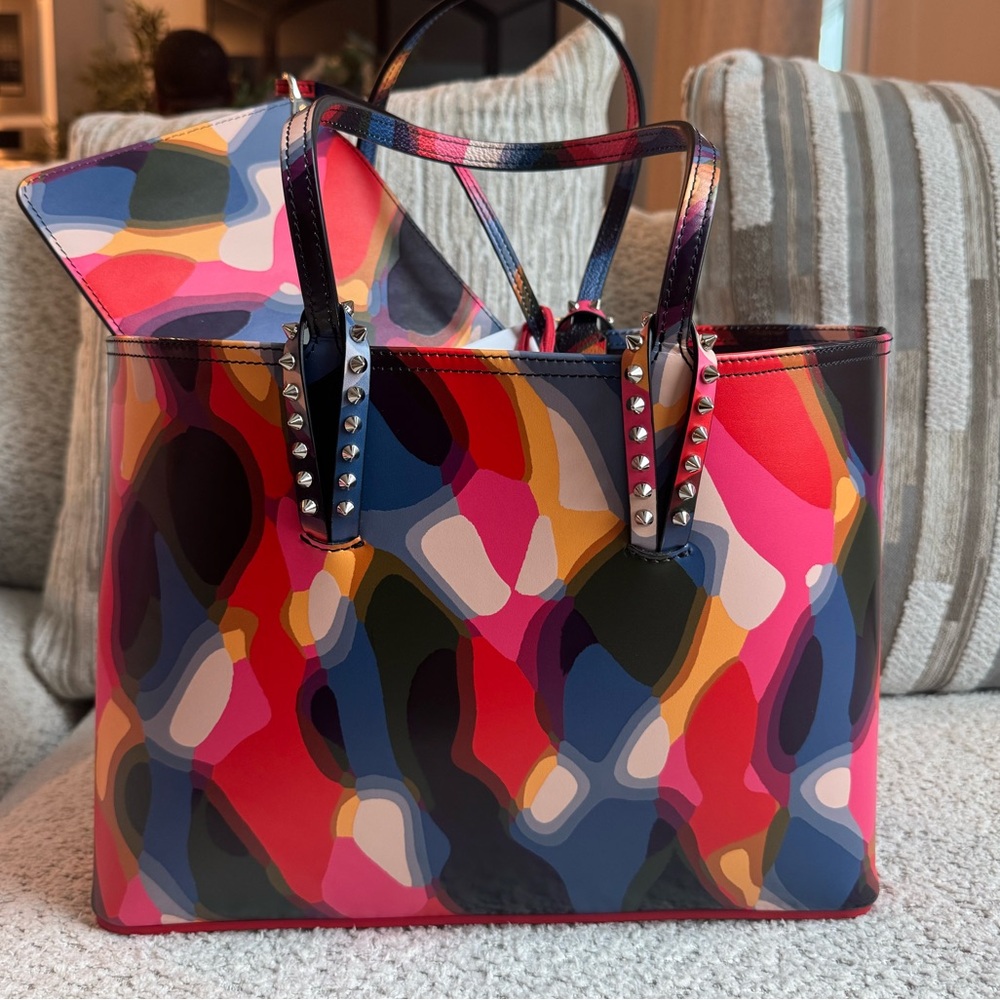 Brand New!! Christian Louboutin Cabata Tote - Multi Color with Pouch